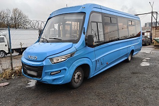 Iveco Daily Автобус. Установка воздушного отопителя Планар 44Д